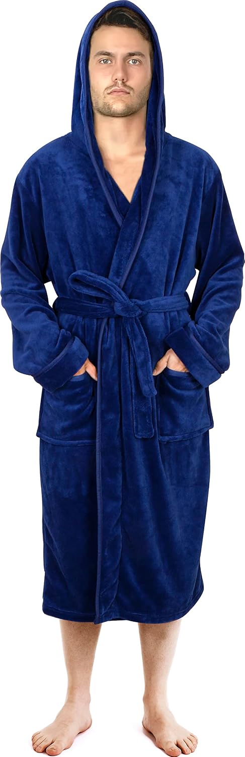 Thumbnail 6 de NY Threads Robe de chambre à capuche pour hommes