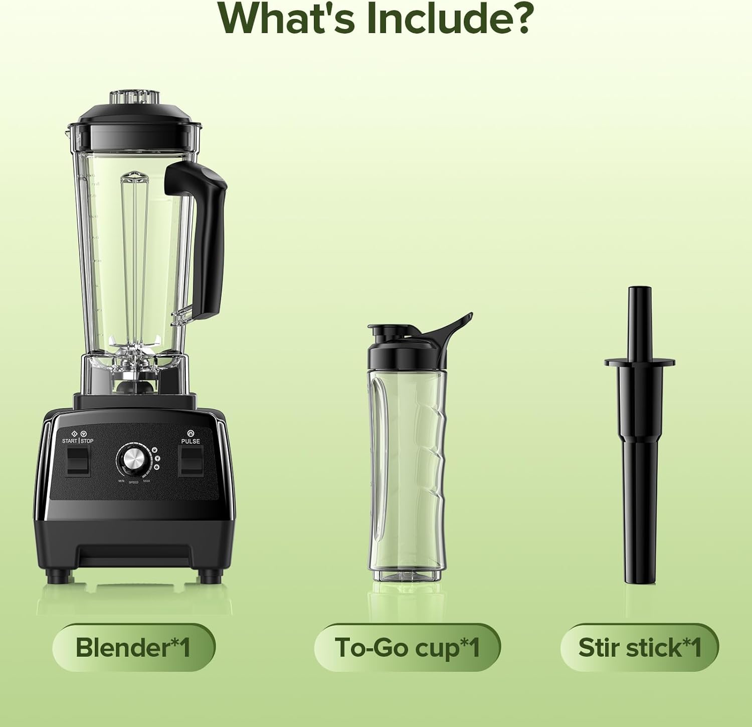 Thumbnail 6 de Blender for Smoothies 68 oz pitcher, 20 oz juicer 🥤