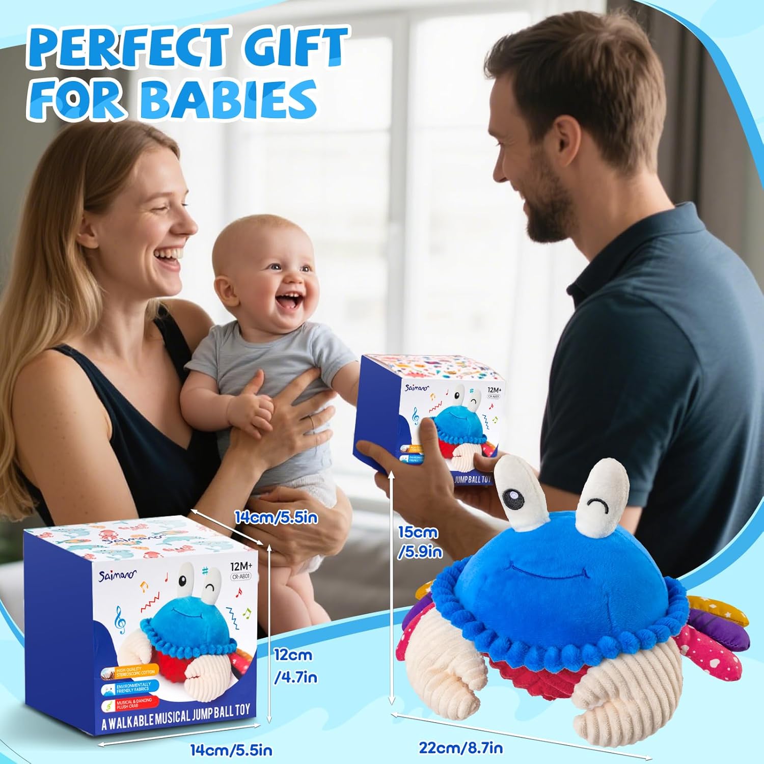 Thumbnail 6 de SAIMAND Dancing Crab musical baby toy 400 mAh