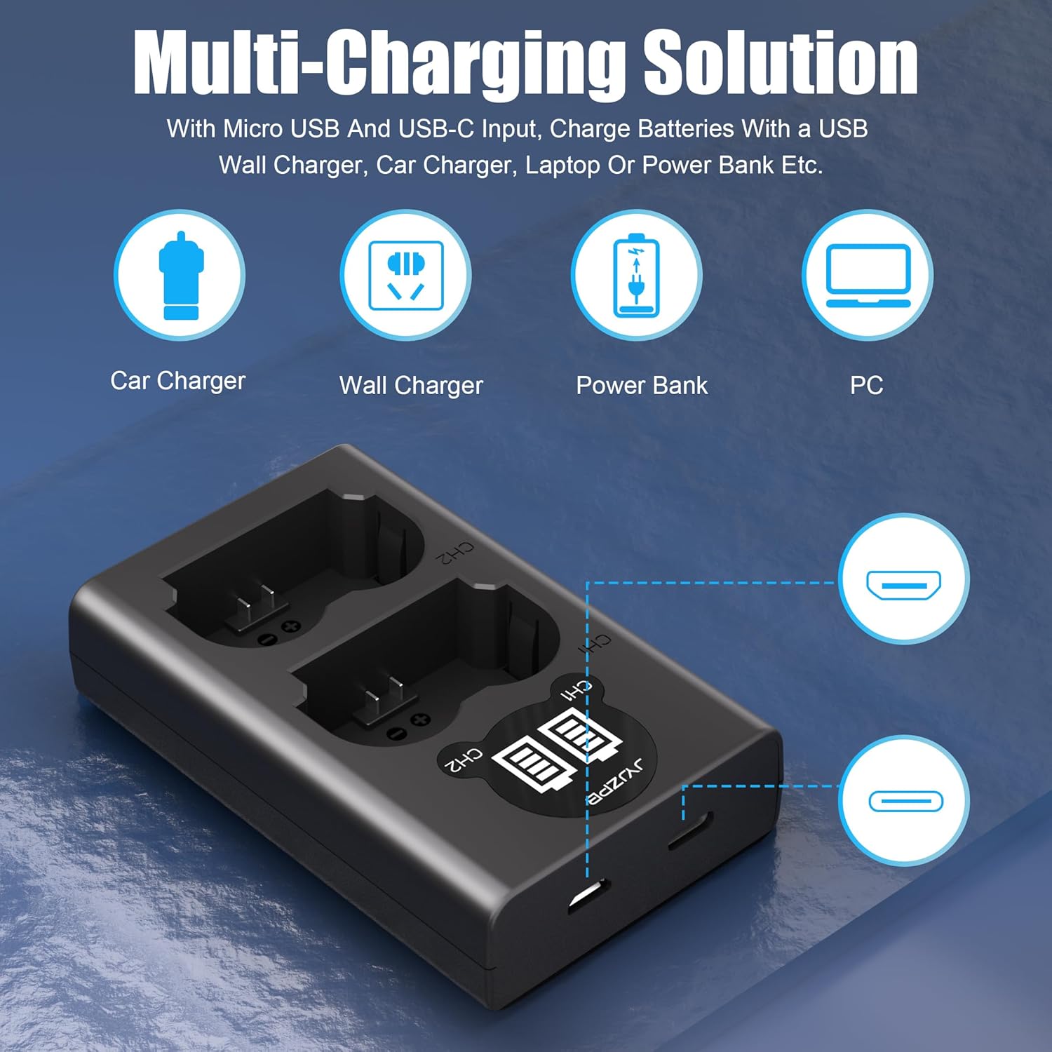 Thumbnail 6 de JYJZPB NP-W235 Battery & Dual Charger