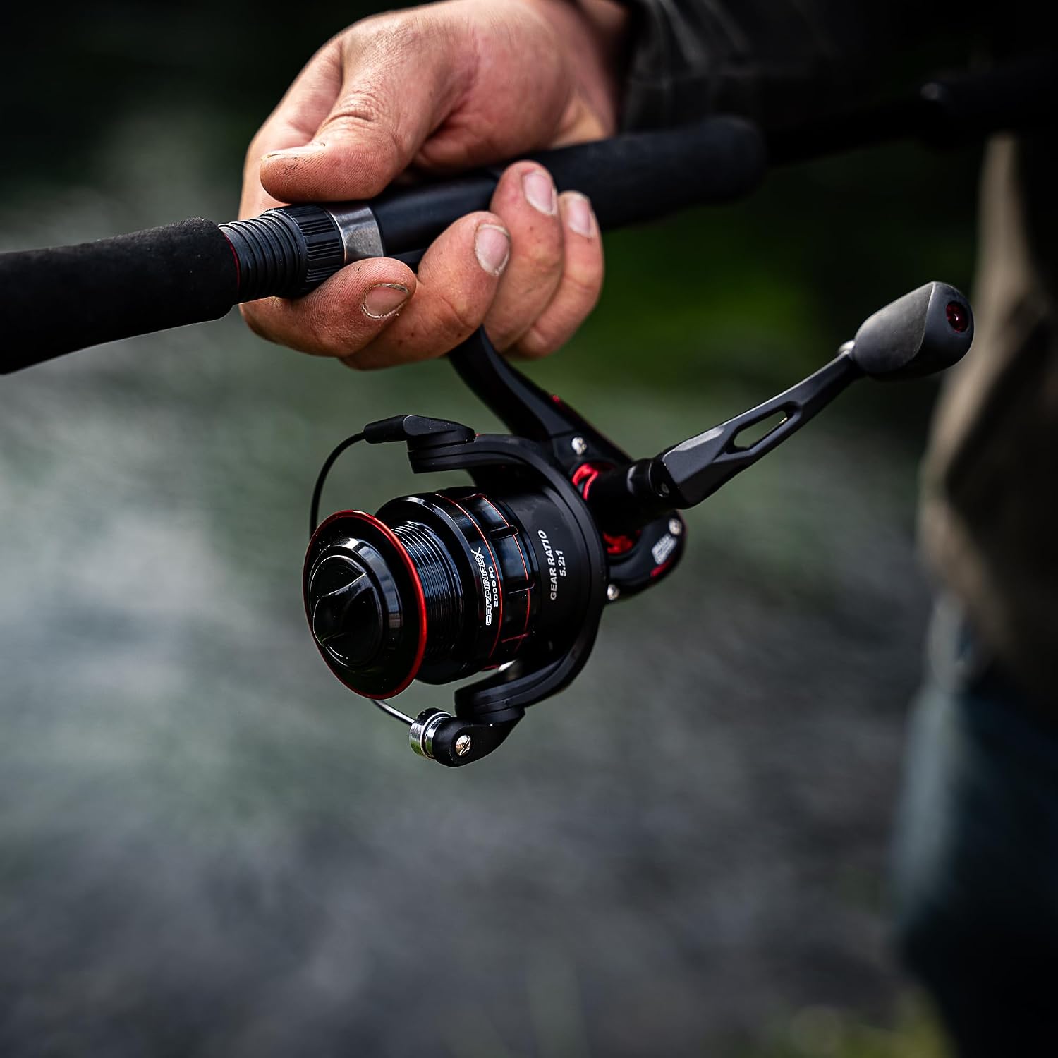Detalle de Abu Garcia Cardinal X Allround Spinning – Mulinello robusto e leggero per pesca predatoria e torrente