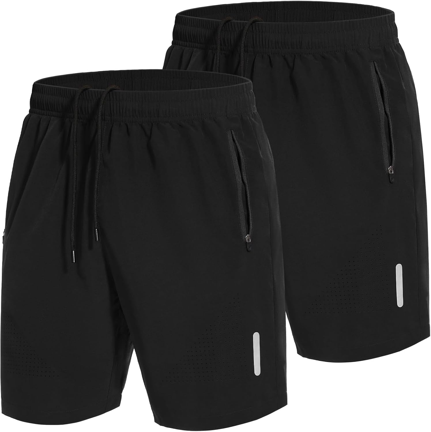 Thumbnail 6 de YUTYTH Men's Gym Running Shorts: Breathable, Quick-Dry 7\" with Zipper Pockets