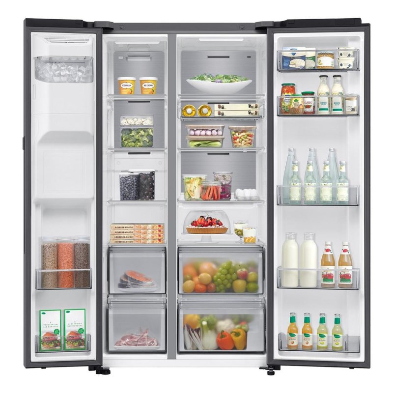 Detalle 2 de Frigorífico Samsung Americano 178 cm, 640 L, Inox No Frost con Wi‑Fi y Dispensador AI