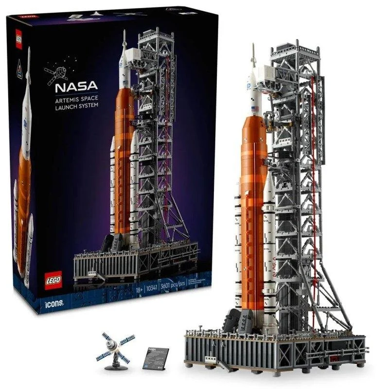 Detalle de Lego Cohete Artemis SLS 3601 piezas