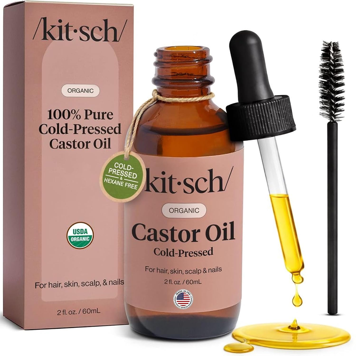 Detalle de Kitsch Castor Oil 2 oz