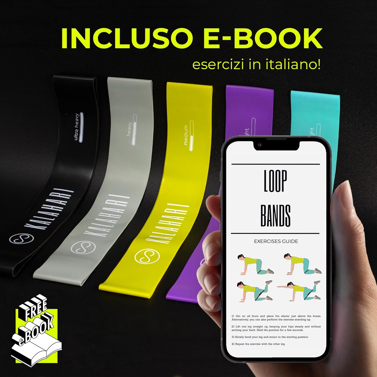 Thumbnail 3 de KALAHARI Elastici Fitness set 5 livelli 🏋️♀