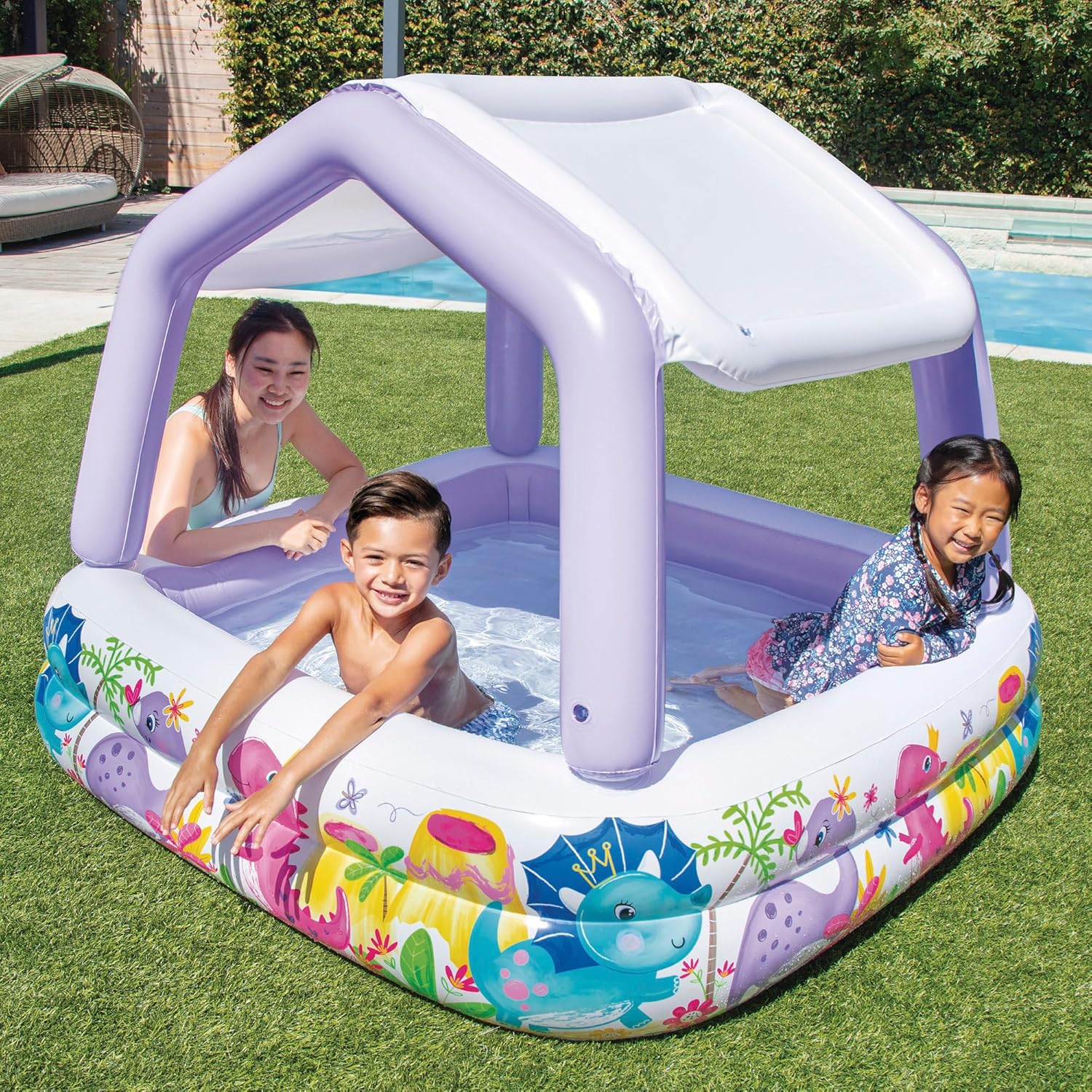 Detalle 2 de Intex piscina hinchable 157x157x122 cm