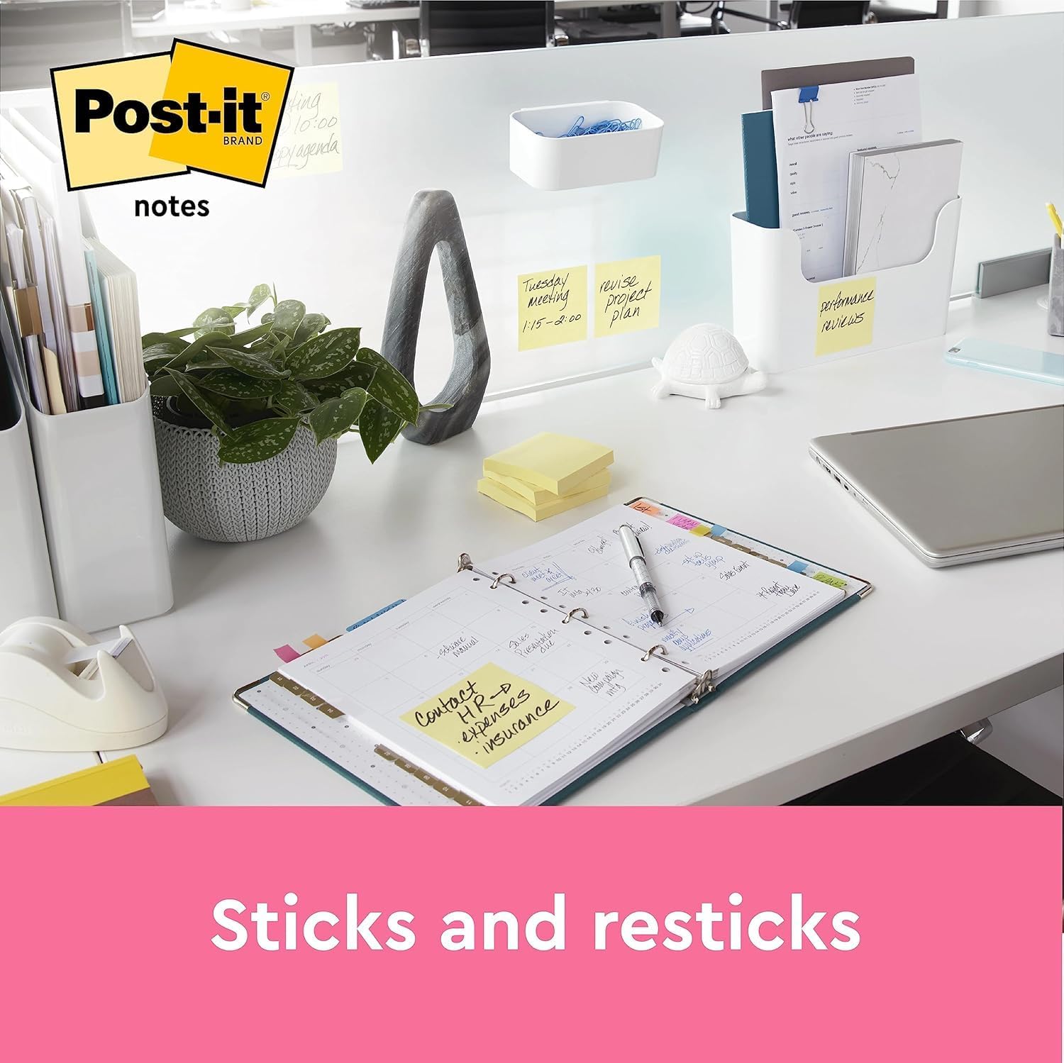Thumbnail 1 de Post-it Canary Yellow Value Pack (20 Pads) – Self-Stick Notes for Office, School & Home