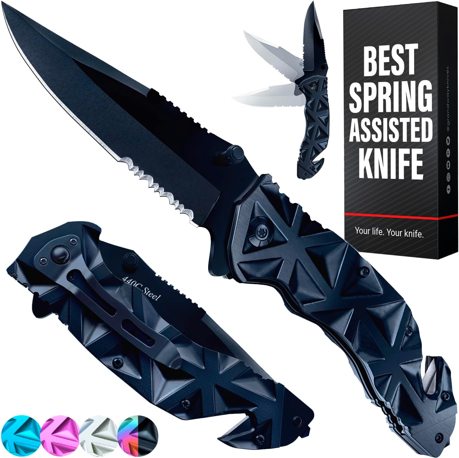 Detalle de GOOD WORKER Folding Pocket Knife HB 207