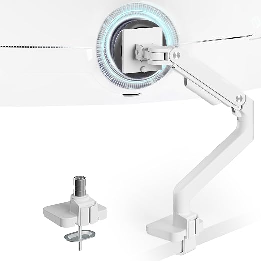 Detalle de ARES WING Soporte Monitor 17-49" con Brazo Gas y Altura Ajustable🖥