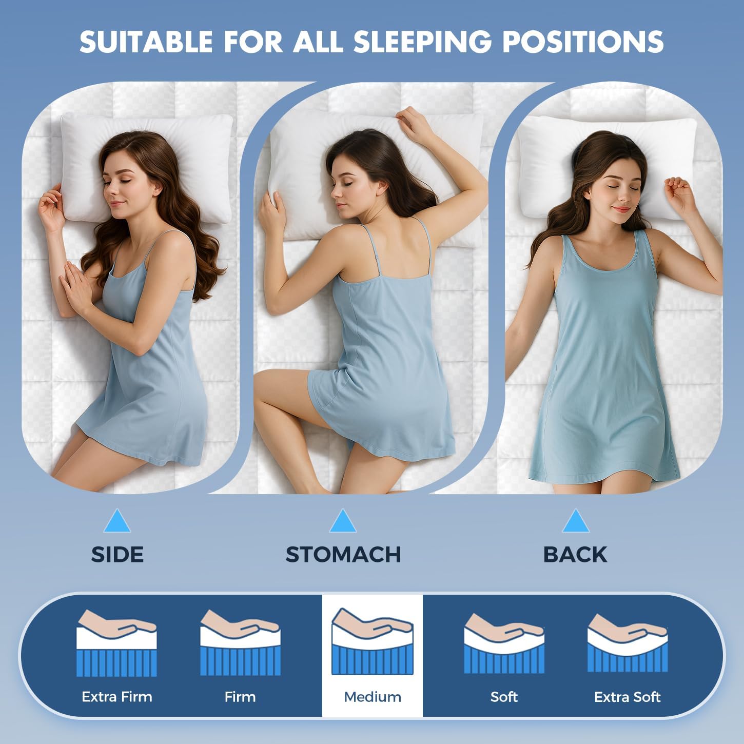 Thumbnail 6 de PAYHUIN 4 Inch Memory Foam Mattress Topper
