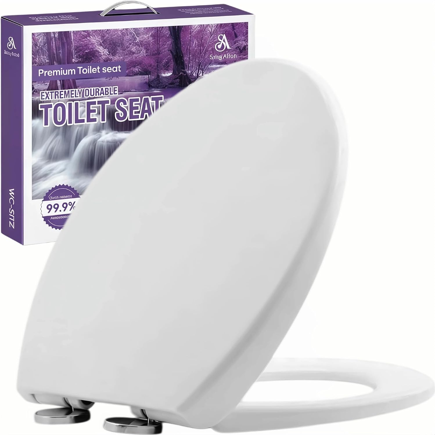 Detalle de Solng Aldoih Abattant WC Forme O Blanc
