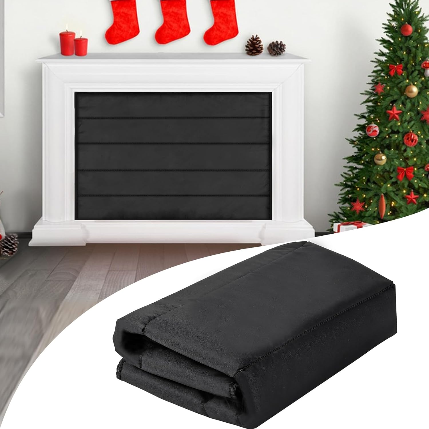 Magnetic fireplace blanket 36x32"