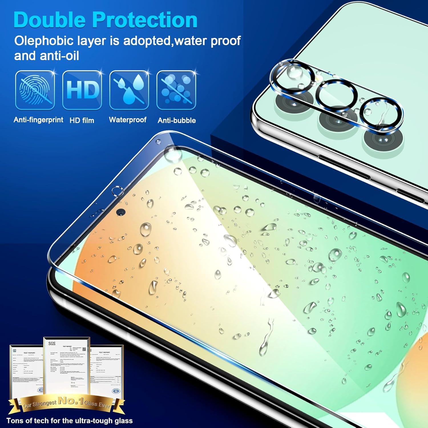 Detalle 2 de Firtstnow screen protector set for Galaxy S24 FE