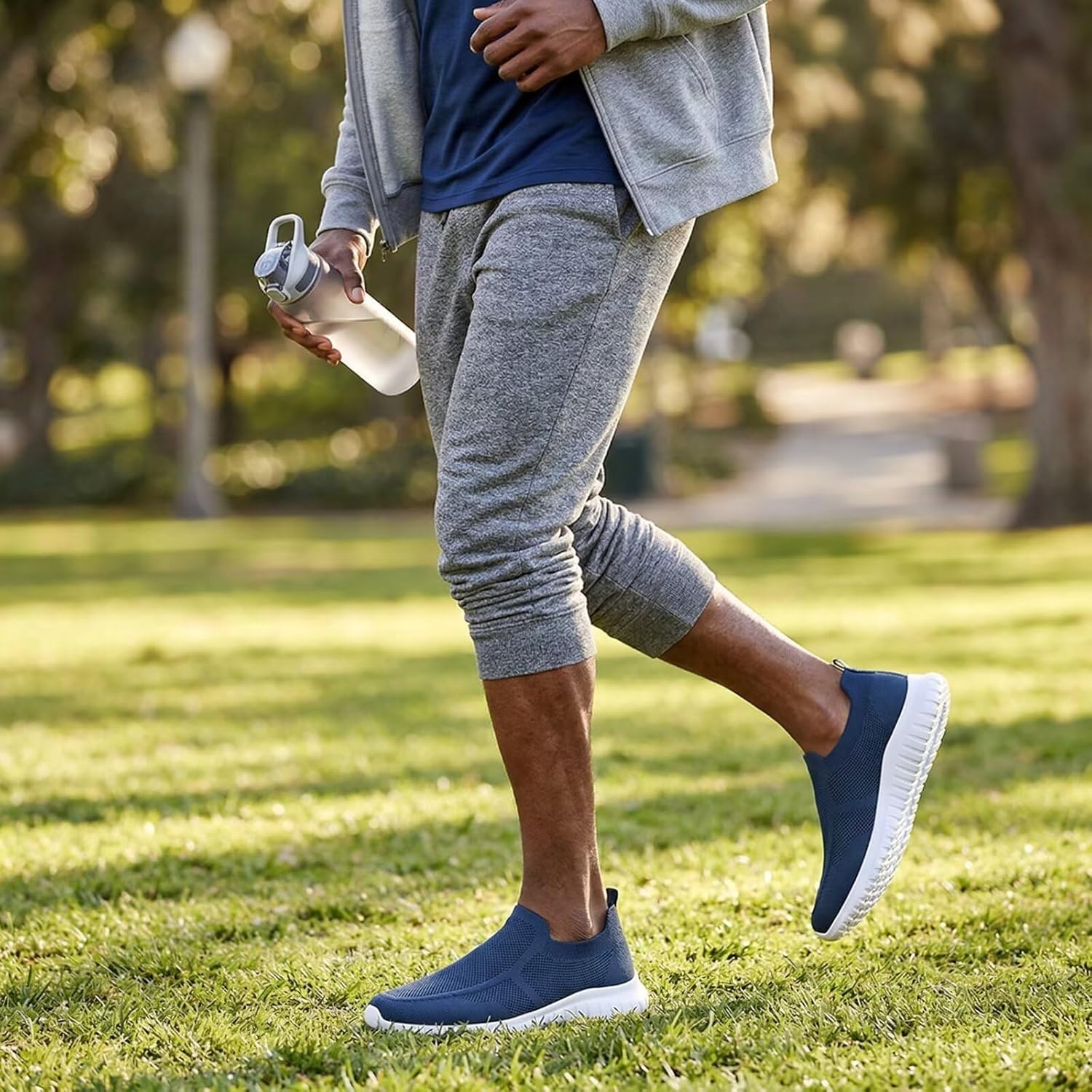 Thumbnail 3 de konhill Herren Slip On Sneaker – Leichtgewicht, atmungsaktives Mesh-Obermaterial