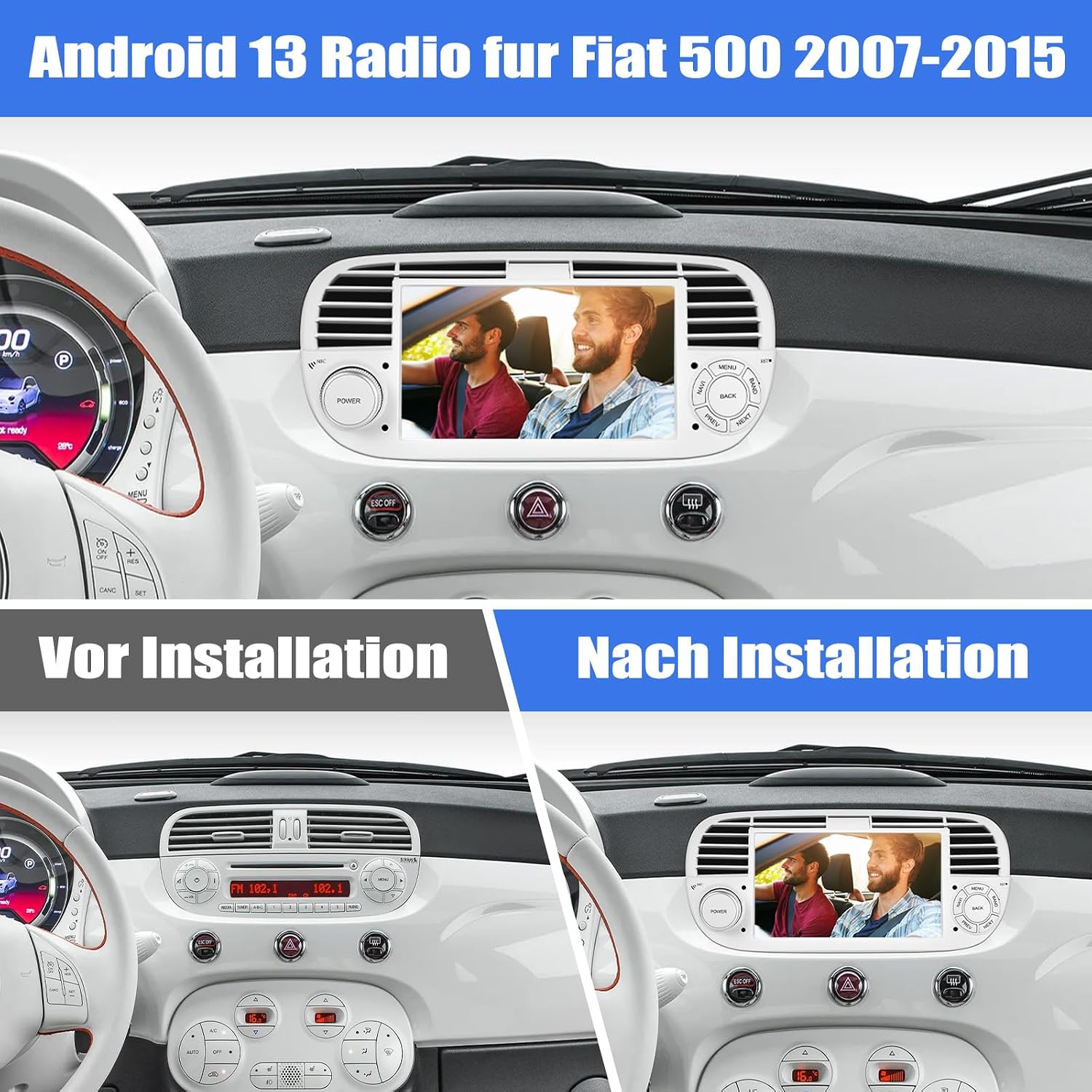 Detalle 2 de SIXWIN 2+64G Android 13 Autoradio 7" HD