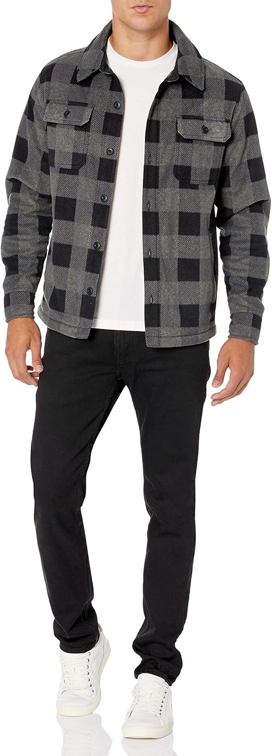 Thumbnail 3 de Amazon Essentials Men’s Long-Sleeve Polar Fleece Shirt Jacket for Winter