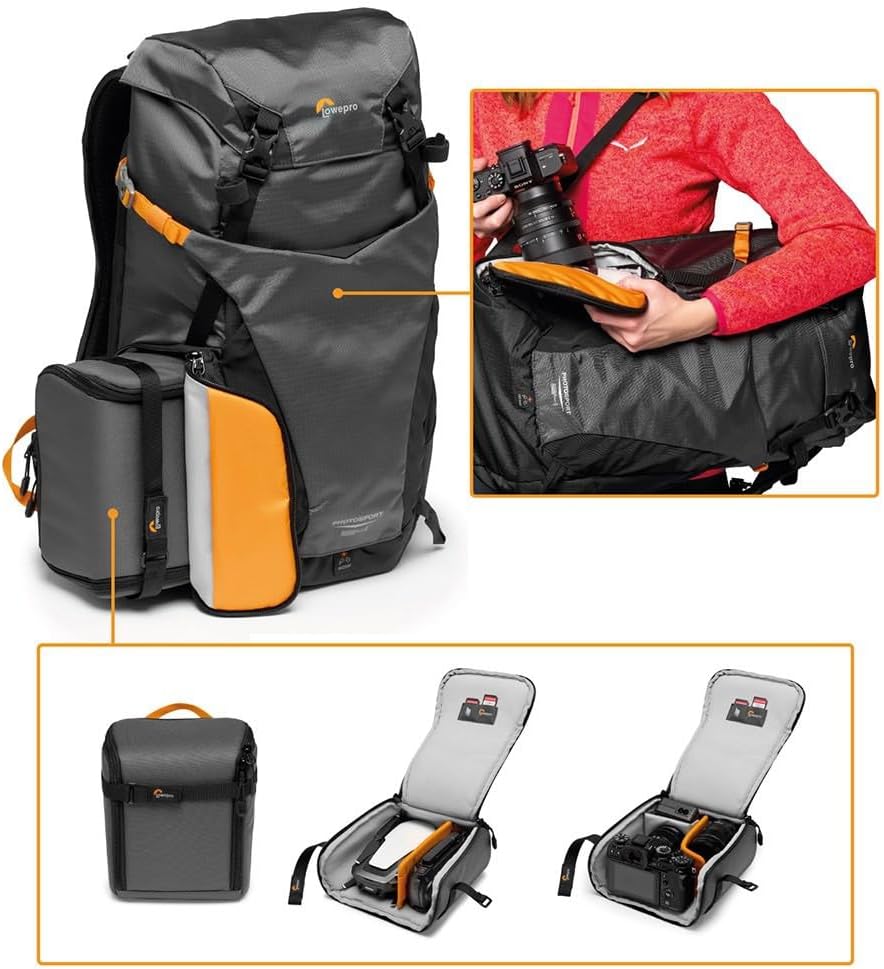 Thumbnail 3 de Lowepro PhotoSport BP 24L AW III — sac à dos photo de randonnée 24L avec accès latéral pour hybride