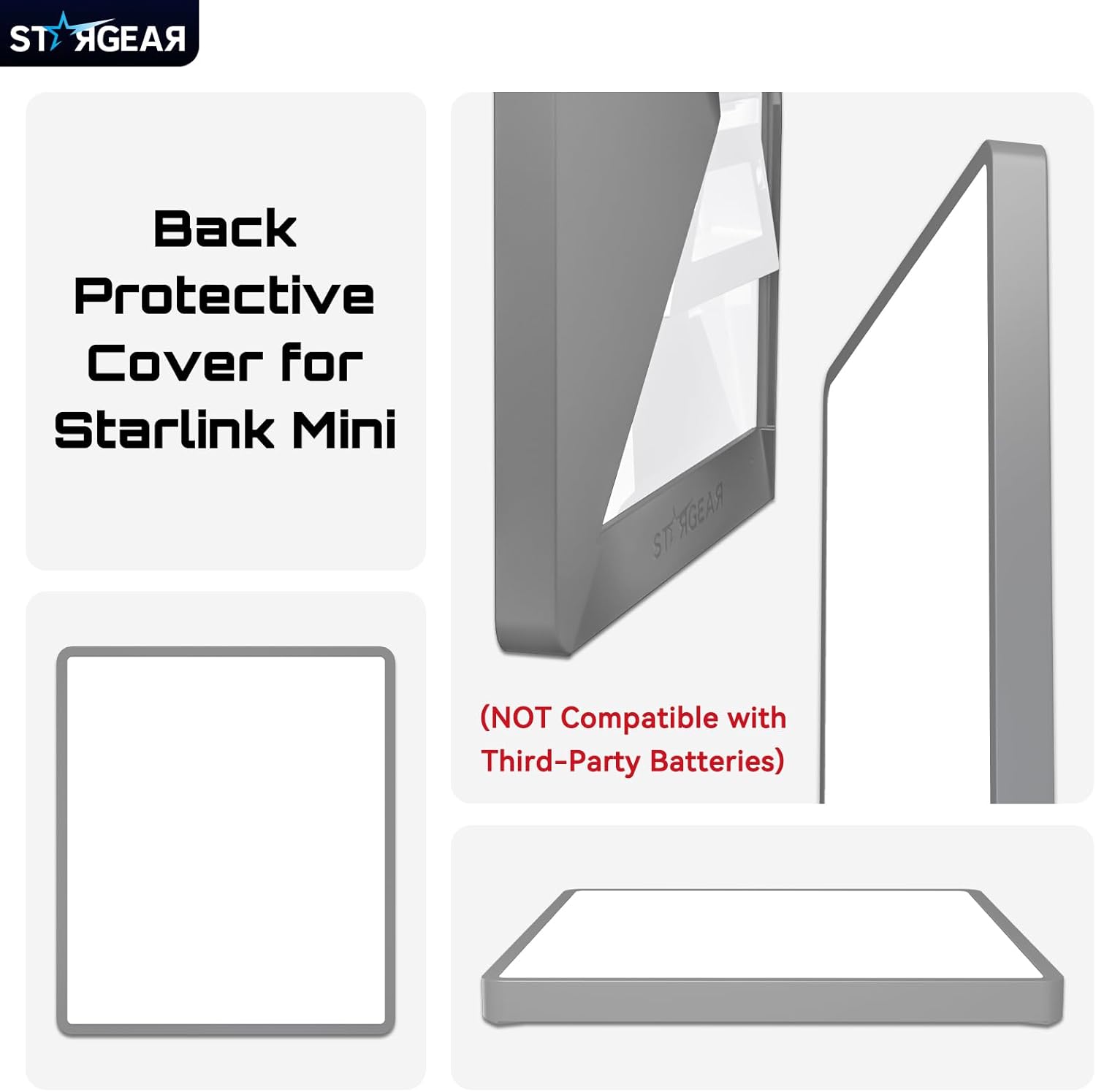 Thumbnail 1 de STARGEAR Starlink Mini Case Silicone Protective Cover with Black Sticker