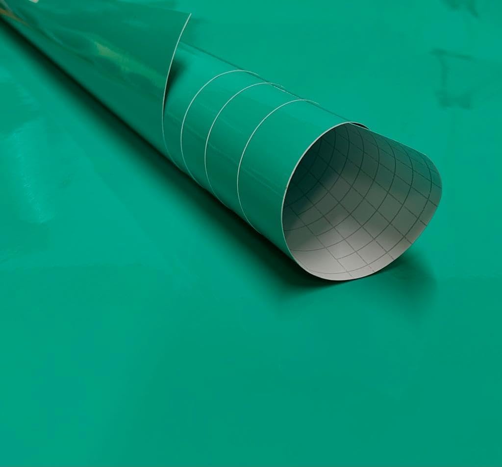 vgoltd Mint Glossy Vinyl Wrap for Furniture – Self-Adhesive 90 x 200 cm