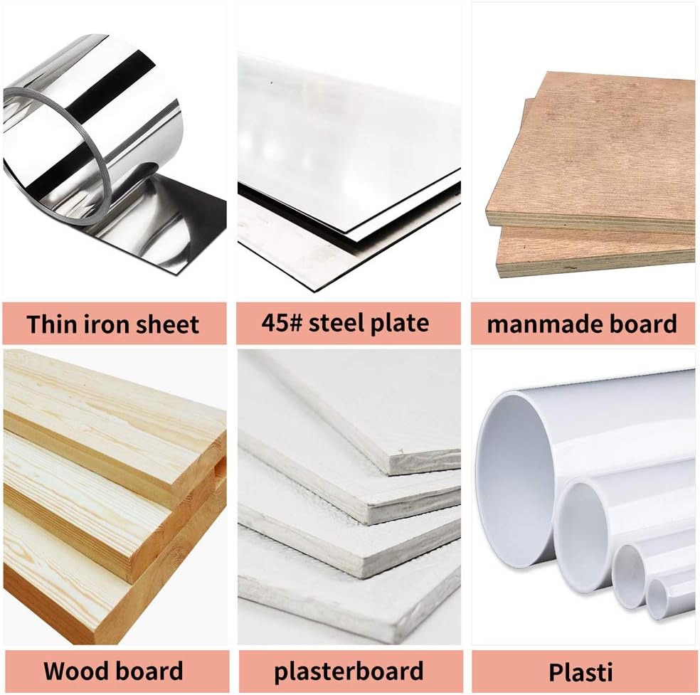 Thumbnail 4 de Laiwei 155 mm Lochsäge mit HSS-Bimetall (M42) und Zentrierbohrer für Holz und Metall – 6-1/8