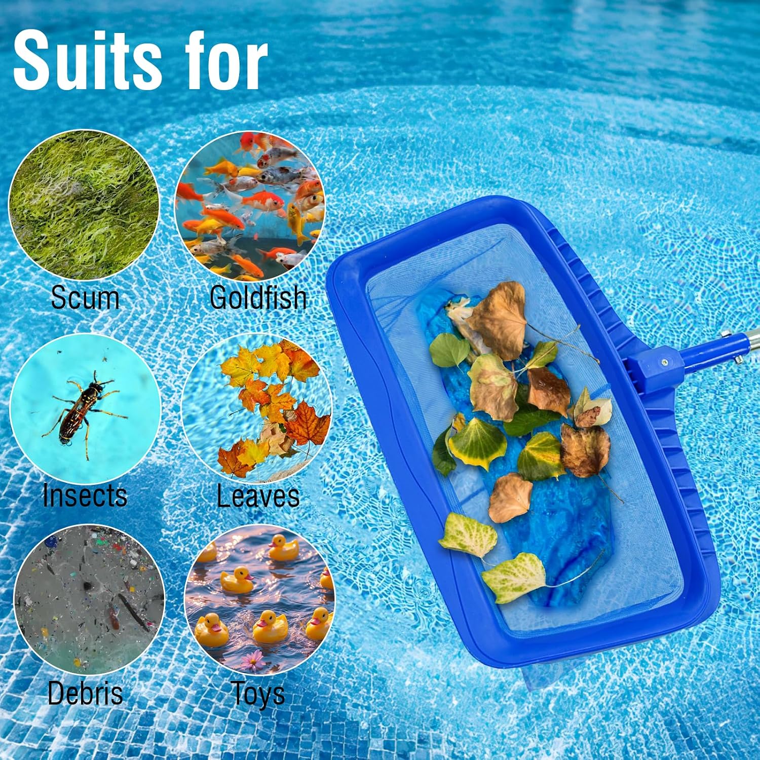 Thumbnail 2 de Pragmatist Pool Skimmer Net, 113.2-Inch Pole