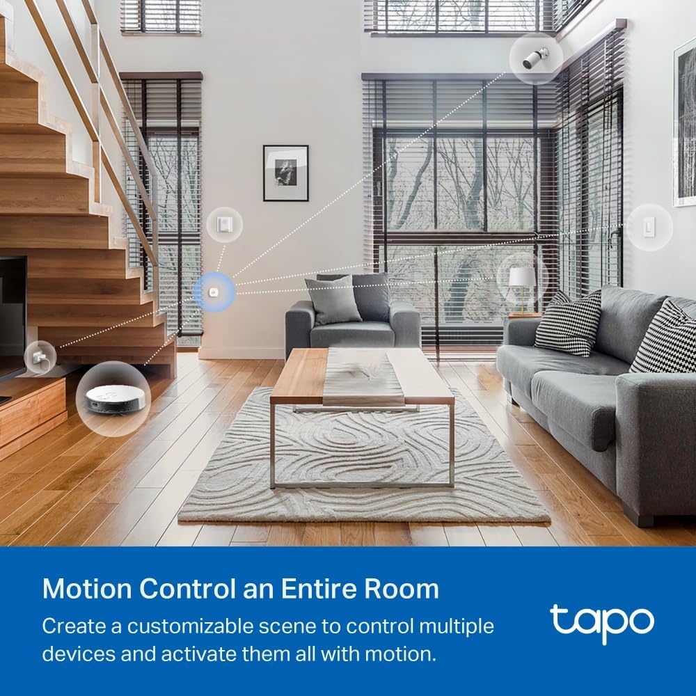 Detalle de Tapo T30 Kit Smart Sensor Bundle with Hub and Alarm (T100 Motion Sensor, 2×T110 Door Sensors, H100 HubAlarm)
