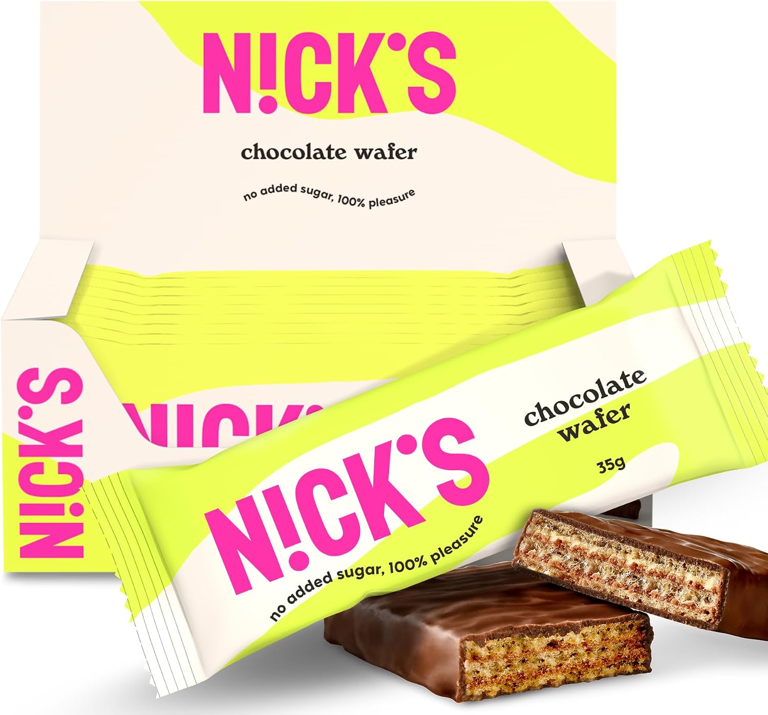 Detalle de N!CK'S NICKS gaufrettes chocolat low carb
