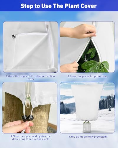 Thumbnail 4 de Voiles Verdenu 2 pièces pour protection des plantes