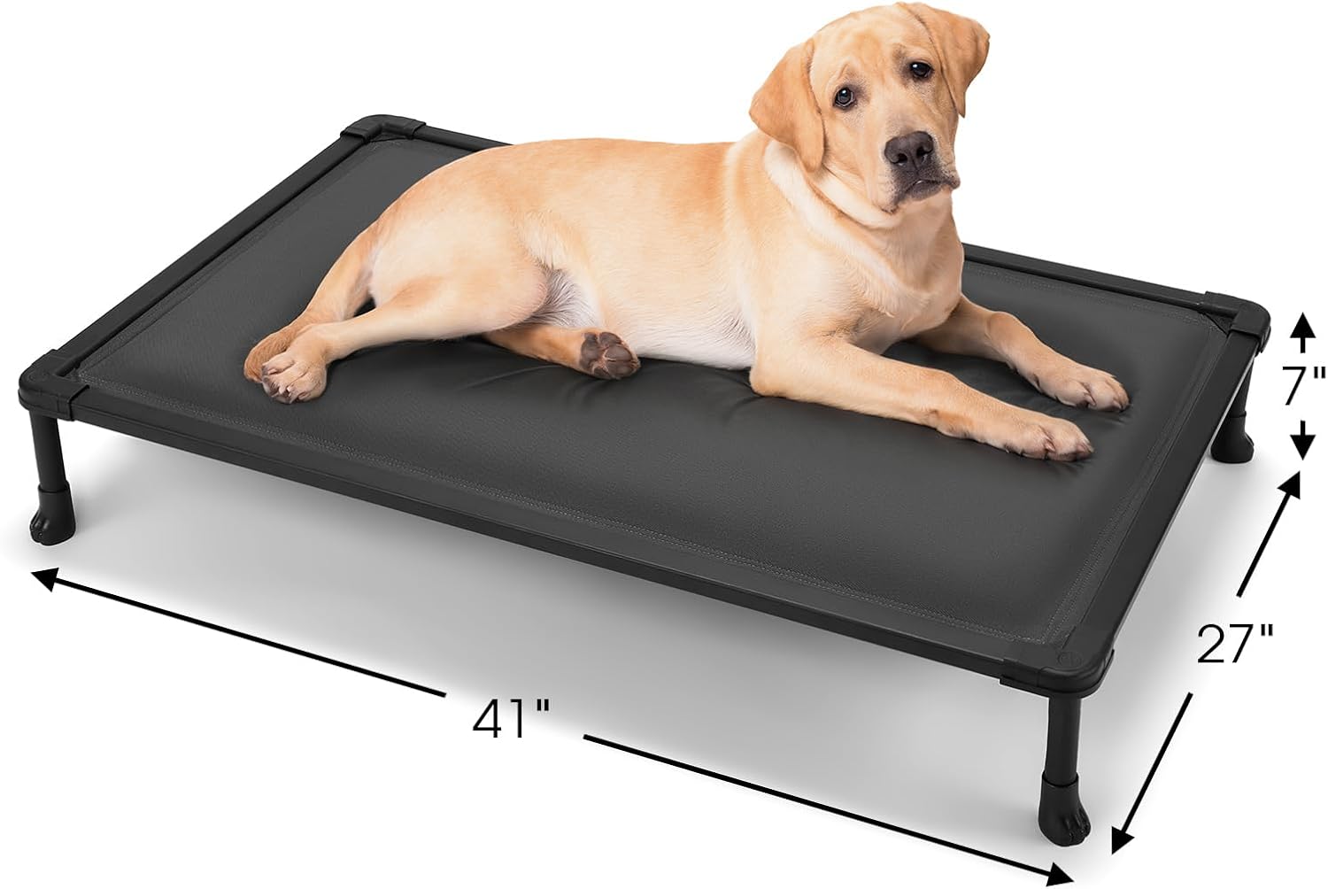 Thumbnail 5 de Veehoo Large Indestructible Raised Dog Bed: Outdoor Waterproof Play riser for chewers