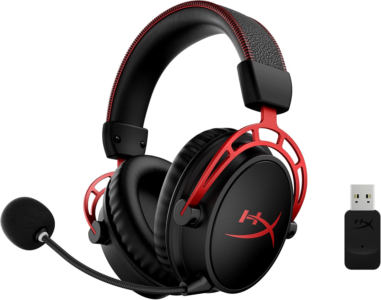 Thumbnail 6 de HyperX Cloud Alpha Wireless Gaming-Headset – bis zu 300 Std. Akkulaufzeit, DTS 3D Audio & 2,4 GHz Funk