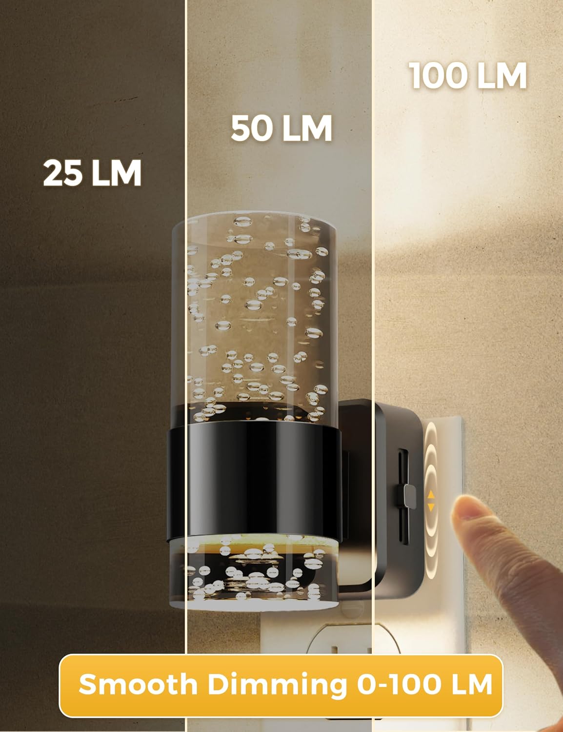 Detalle 2 de L LOHAS Plug-In Night Light, Acrylic