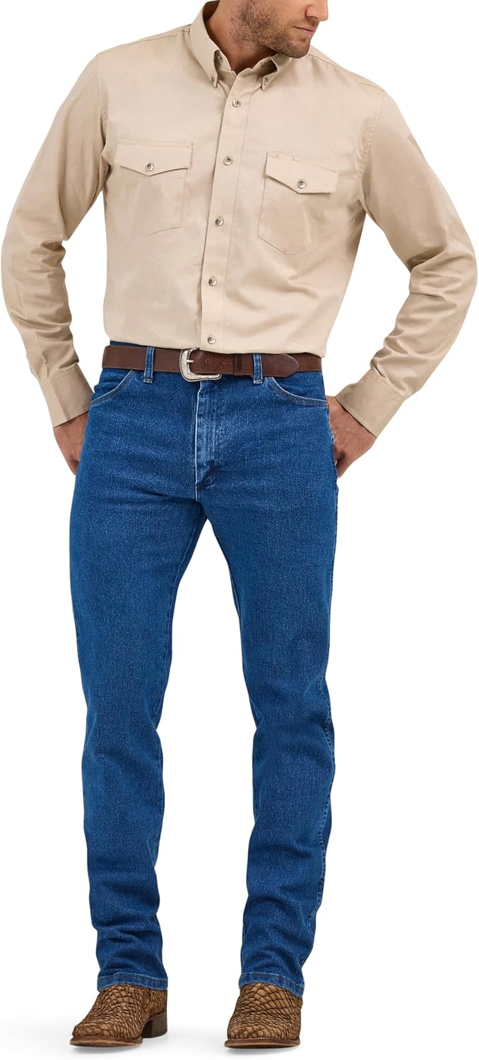 Detalle 2 de Wrangler Cowboy Cut Active Flex Original Fit – męskie dżinsy westernowe