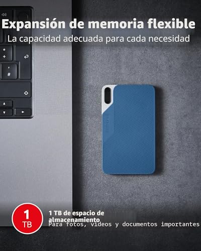 Detalle de Intenso TX100 1TB USB-C 3.2 Gen1 Blue
