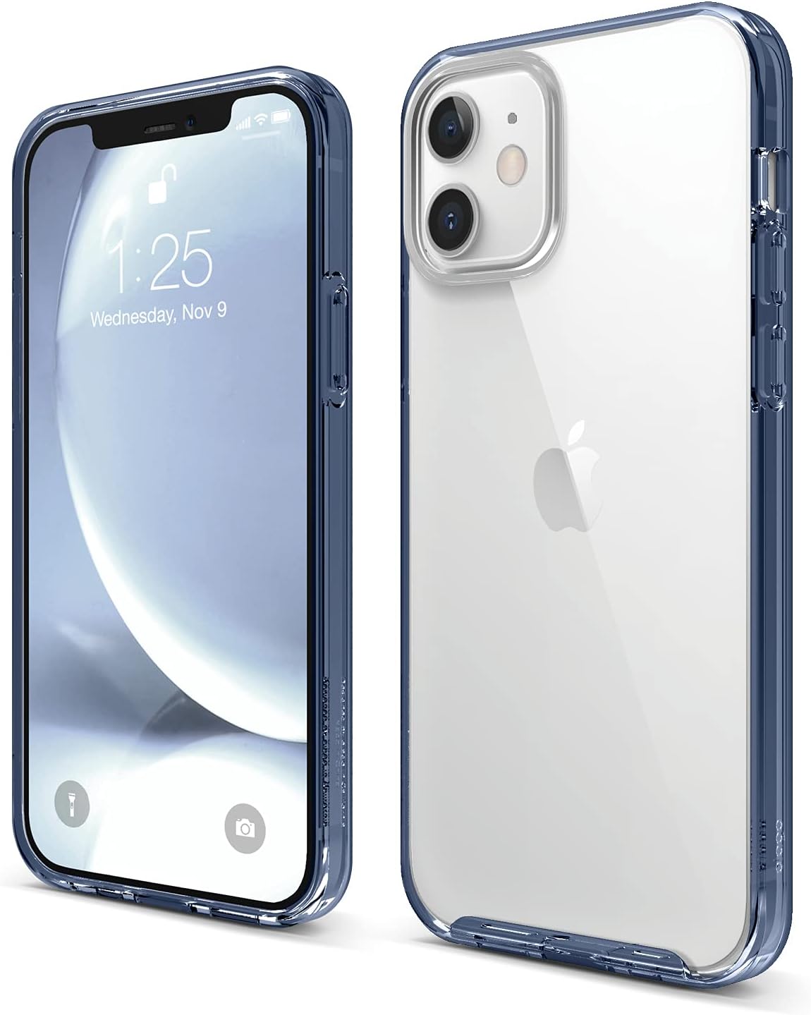 Detalle de elago Ibrido Clear Custodia Compatibile con iPhone 12 / iPhone 12 Pro (6.1") con protezione antiurto e cover fotocamera