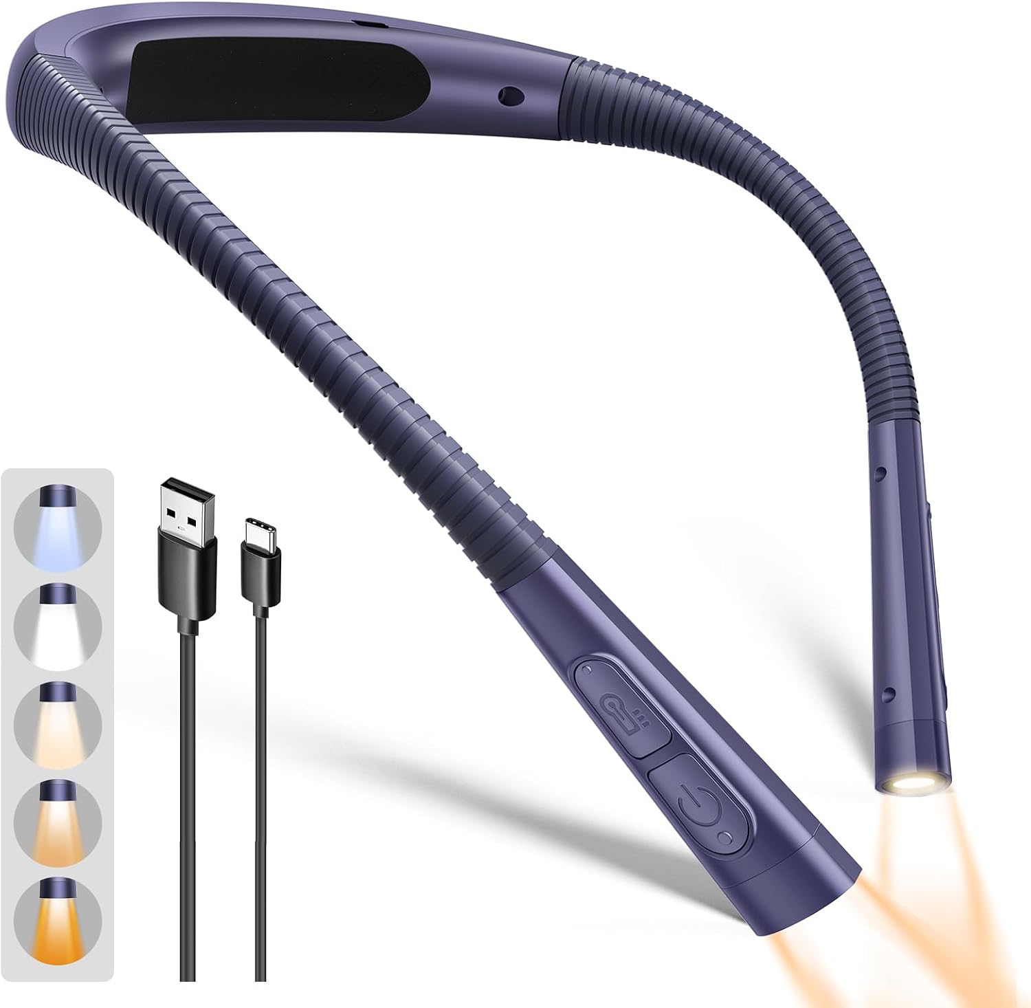 Thumbnail 6 de Glocusent Neck Reading Light with 100-Hour Runtime