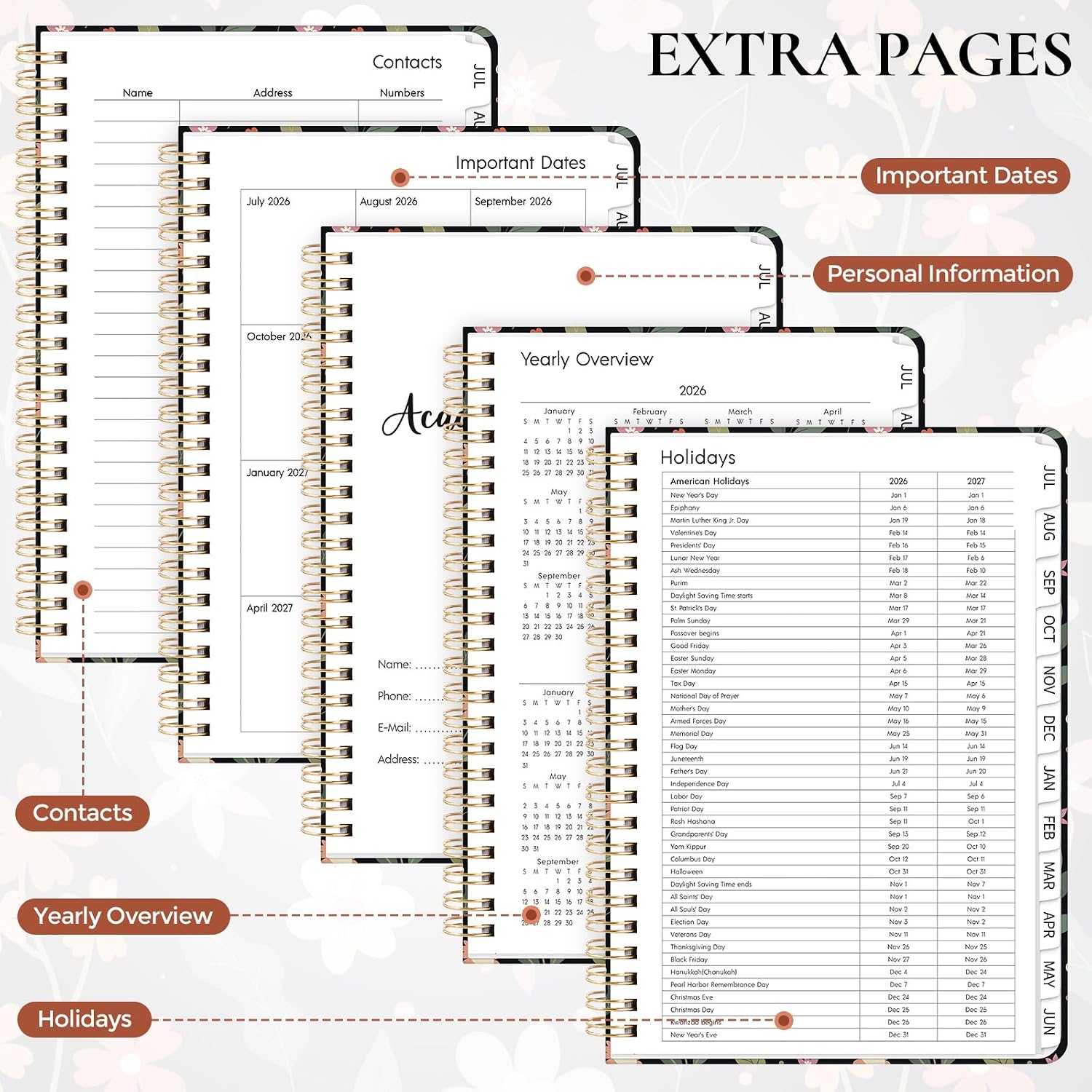 Detalle 2 de KONVINIT Academic Planner, A5