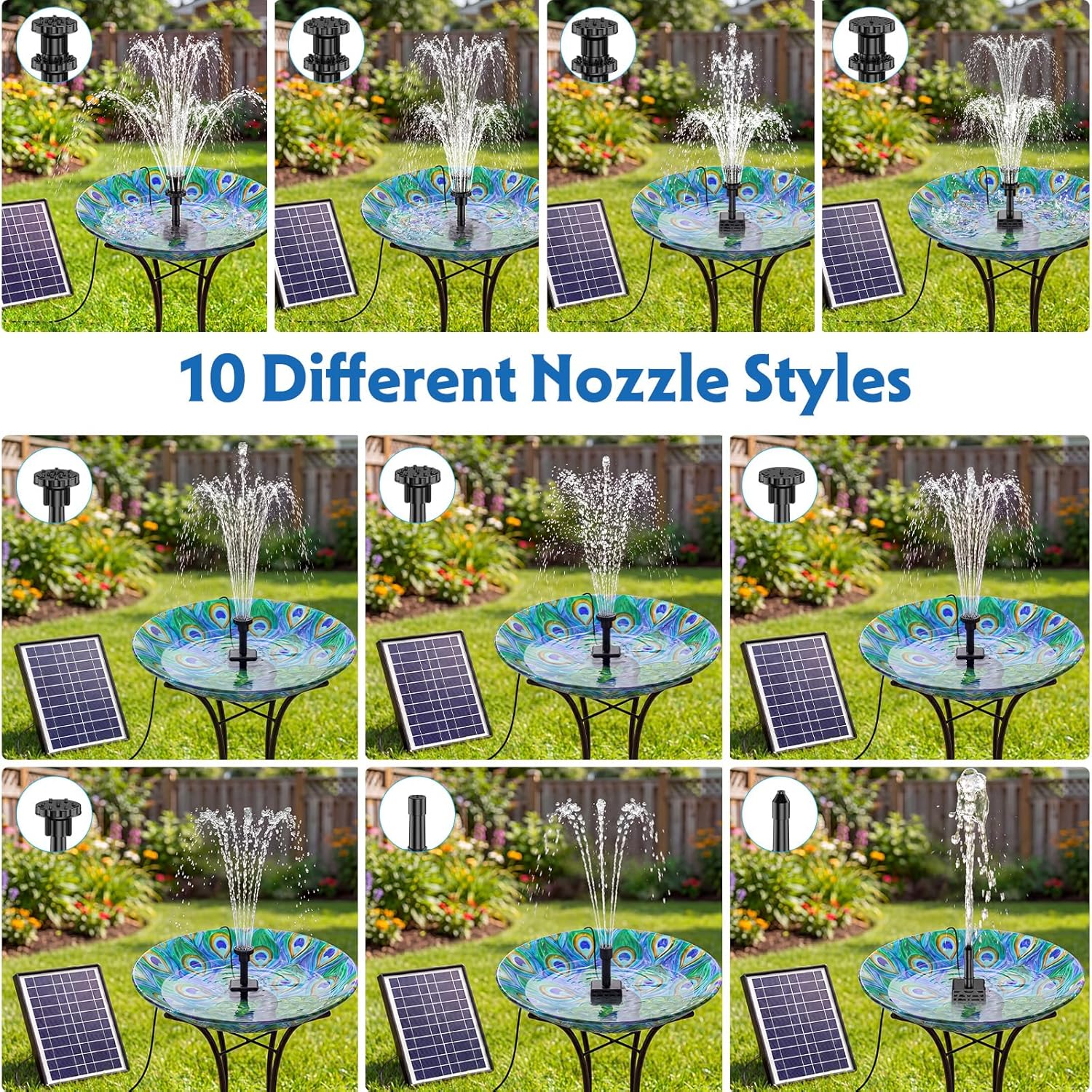 Thumbnail 3 de AISITIN 6.5W Solar Fountain