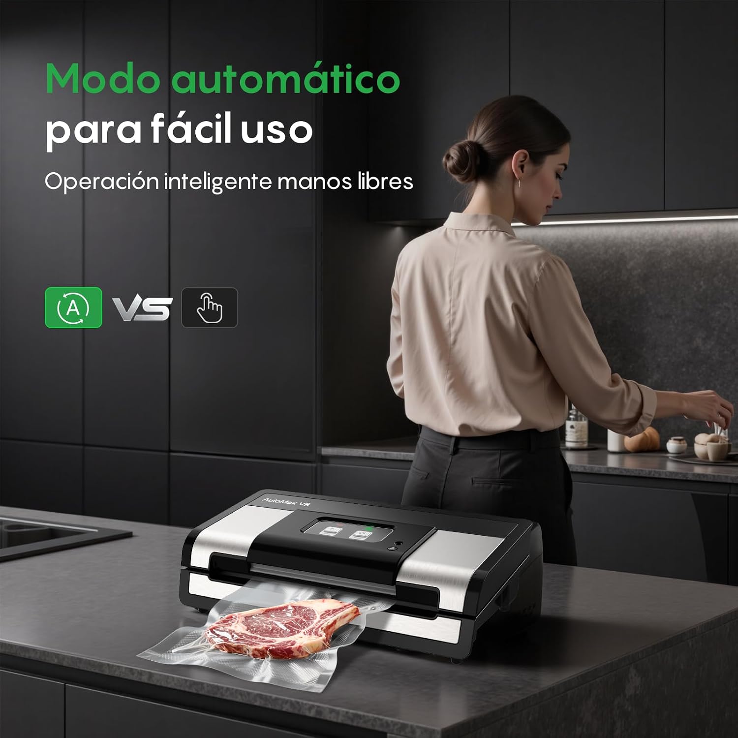 Detalle 2 de FRESKO Automática Envasadora al vacío 140 W