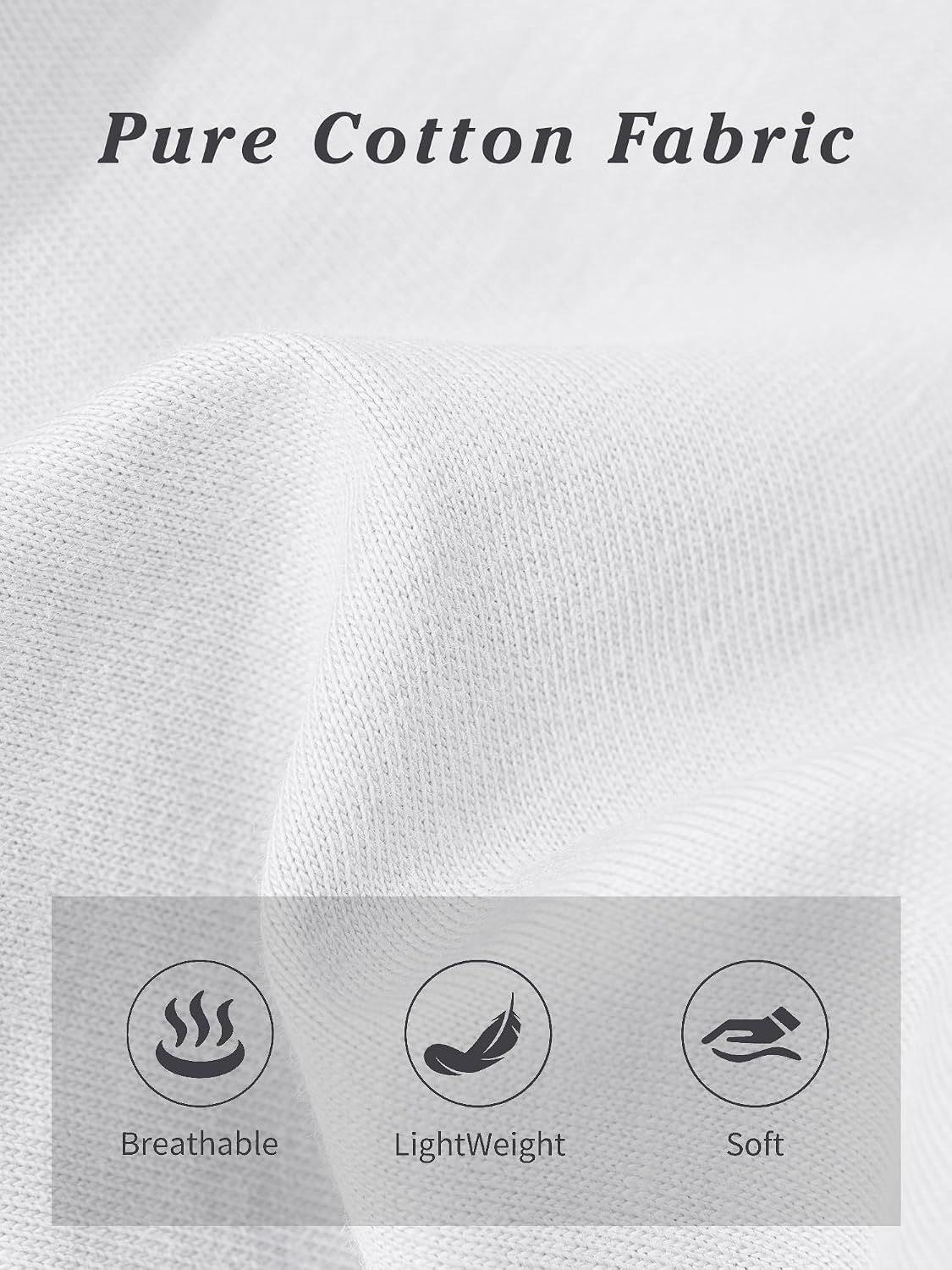 Detalle de SMENG Women's Cotton V Neck T-Shirt Short Sleeve – Breathable Everyday Tee