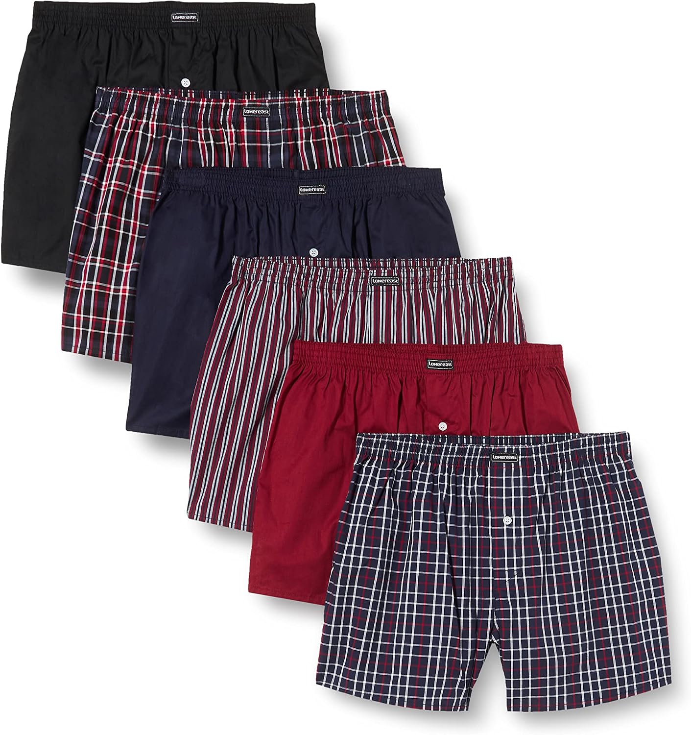 Detalle de Lower East American Boxershorts Herren 100% Baumwolle