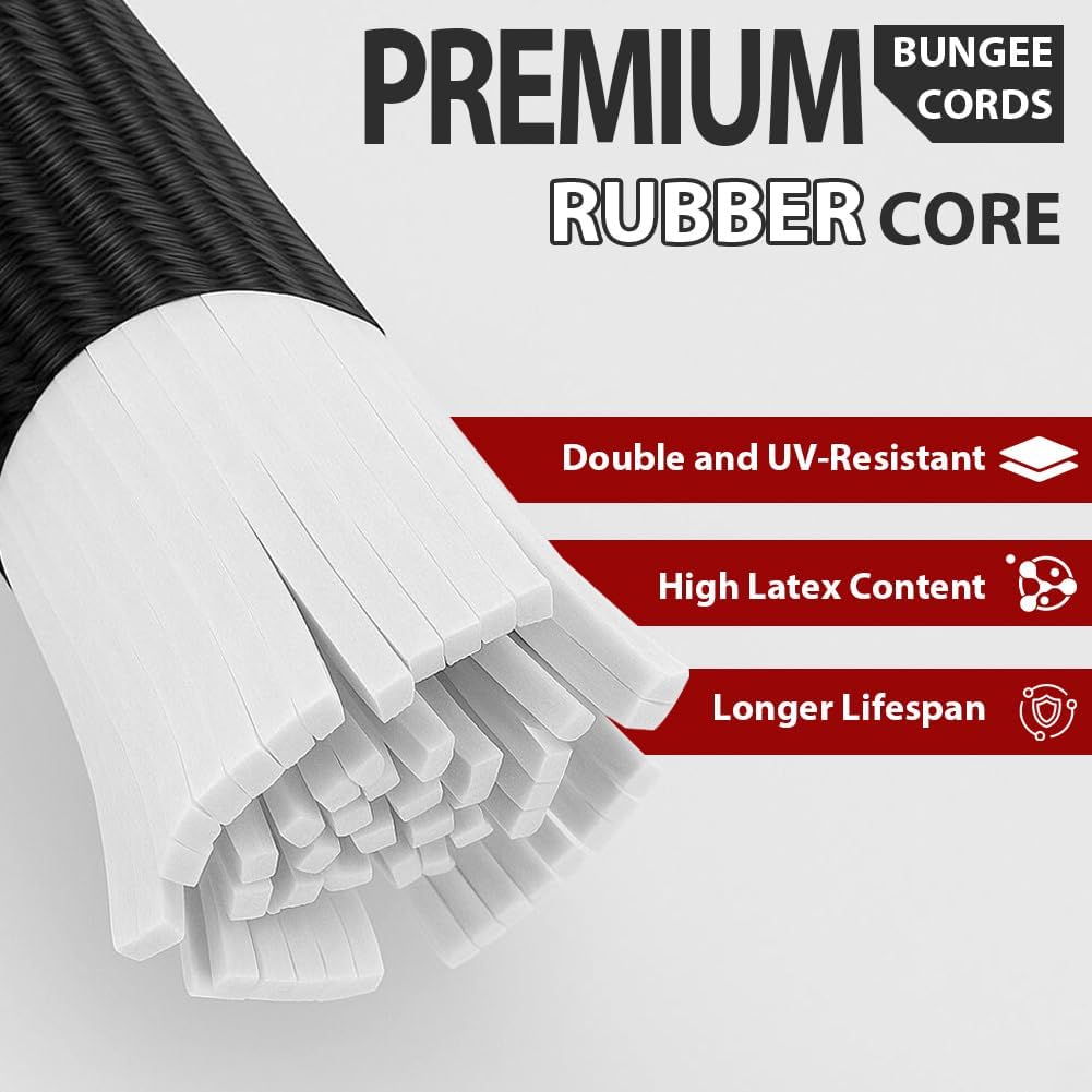 Thumbnail 4 de Adiwo Corde Elastiche con Ganci 60 cm – Set da 4 corde per fissaggio sicuro