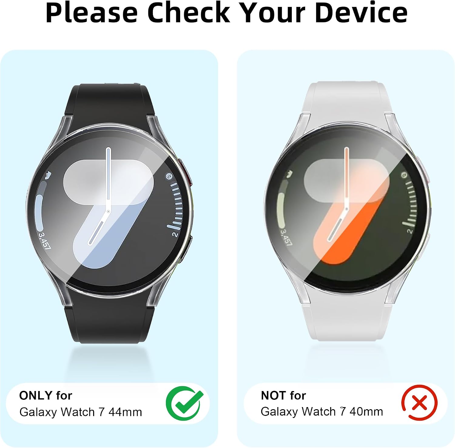 Detalle 2 de LINTEKER Watch 7 44mm screen protector case