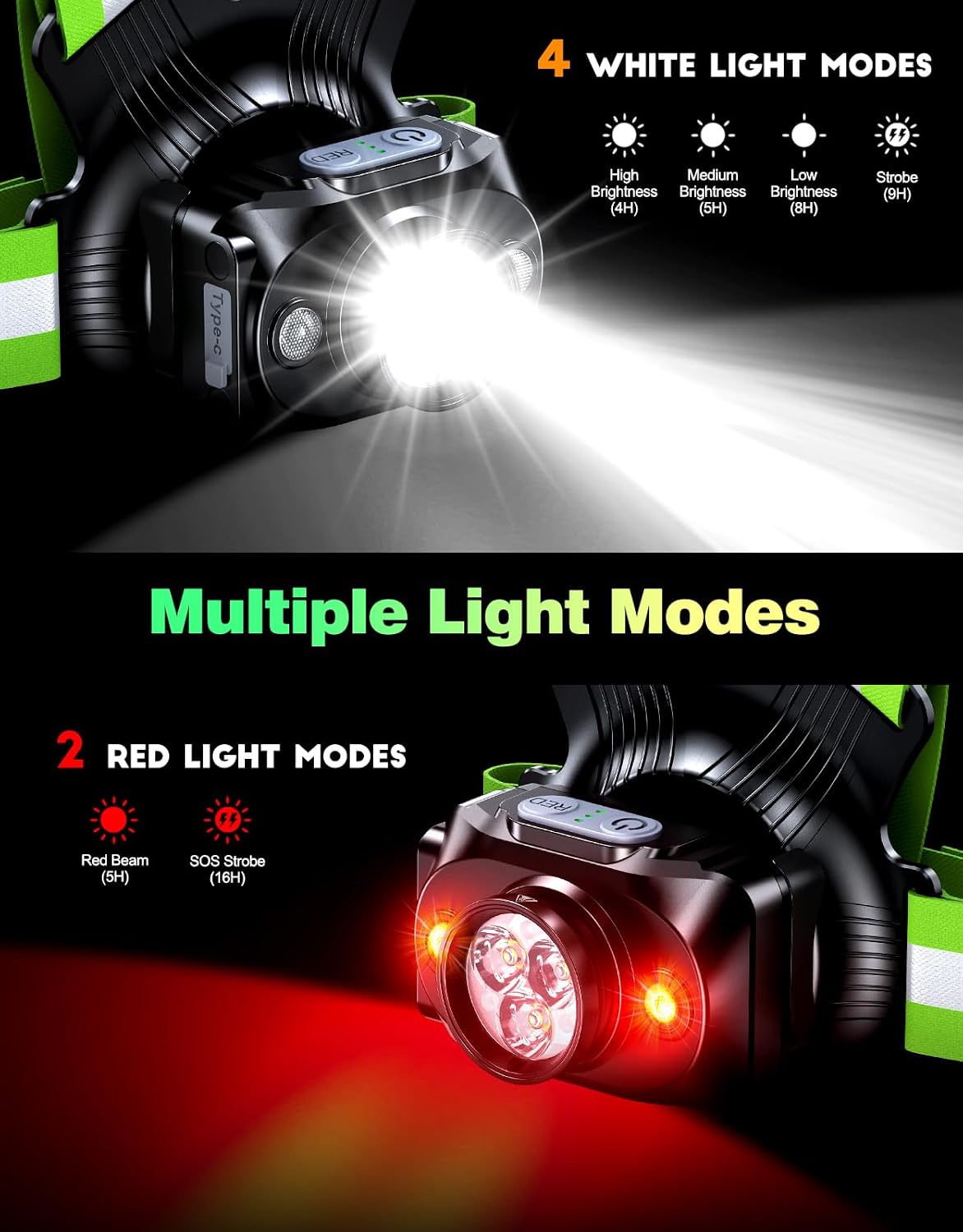 Detalle 2 de ISEYOU Running Chest Light 500 lumens