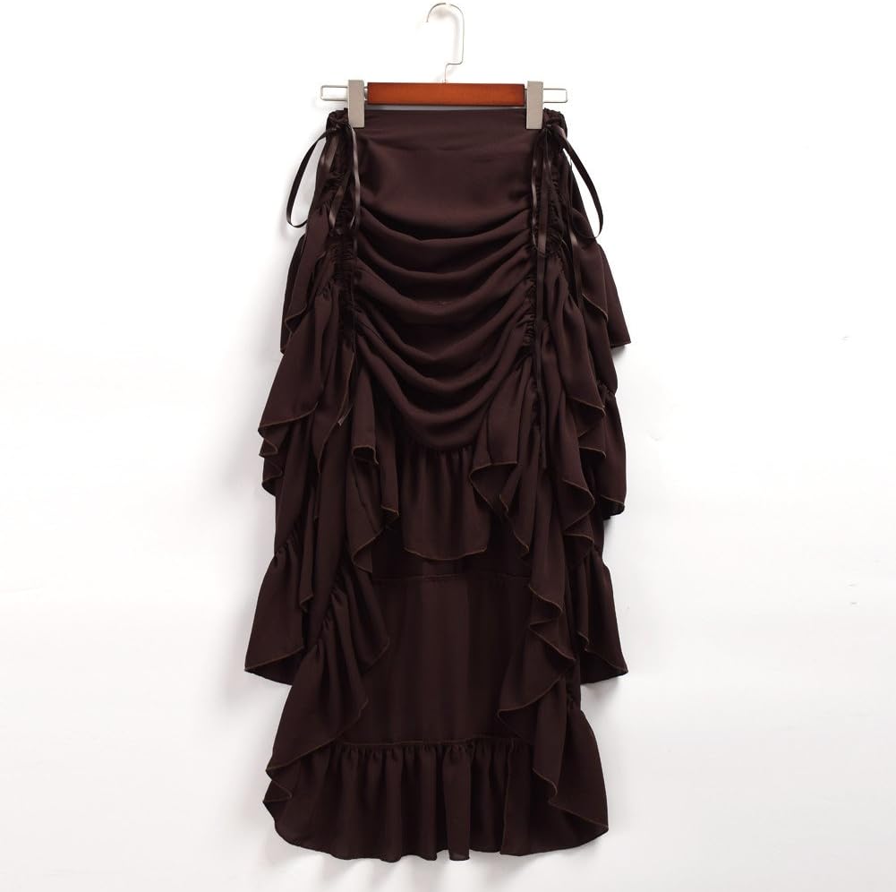 Detalle de GRACEART Women's Victorian Steampunk Skirt Pirate Costume Burlesque