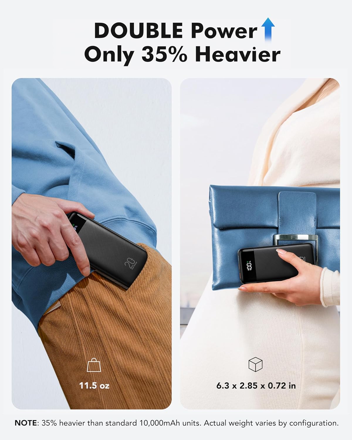 Thumbnail 4 de Charmast 20000mAh Power Bank with 4 Built-in Cables (22.5W Fast Charging)