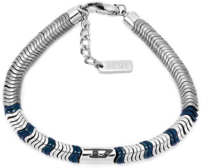 Thumbnail 4 de Diesel Homme – Bracelet en perles semi-précieuses avec fermoir mousqueton