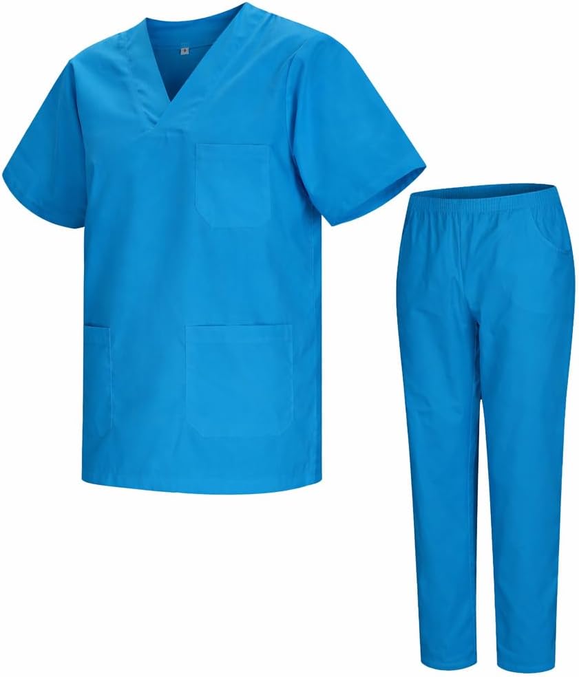 Thumbnail 4 de Ensemble de gommage unisexe Misemiya 817-8312 (blouse à col en V + pantalon)