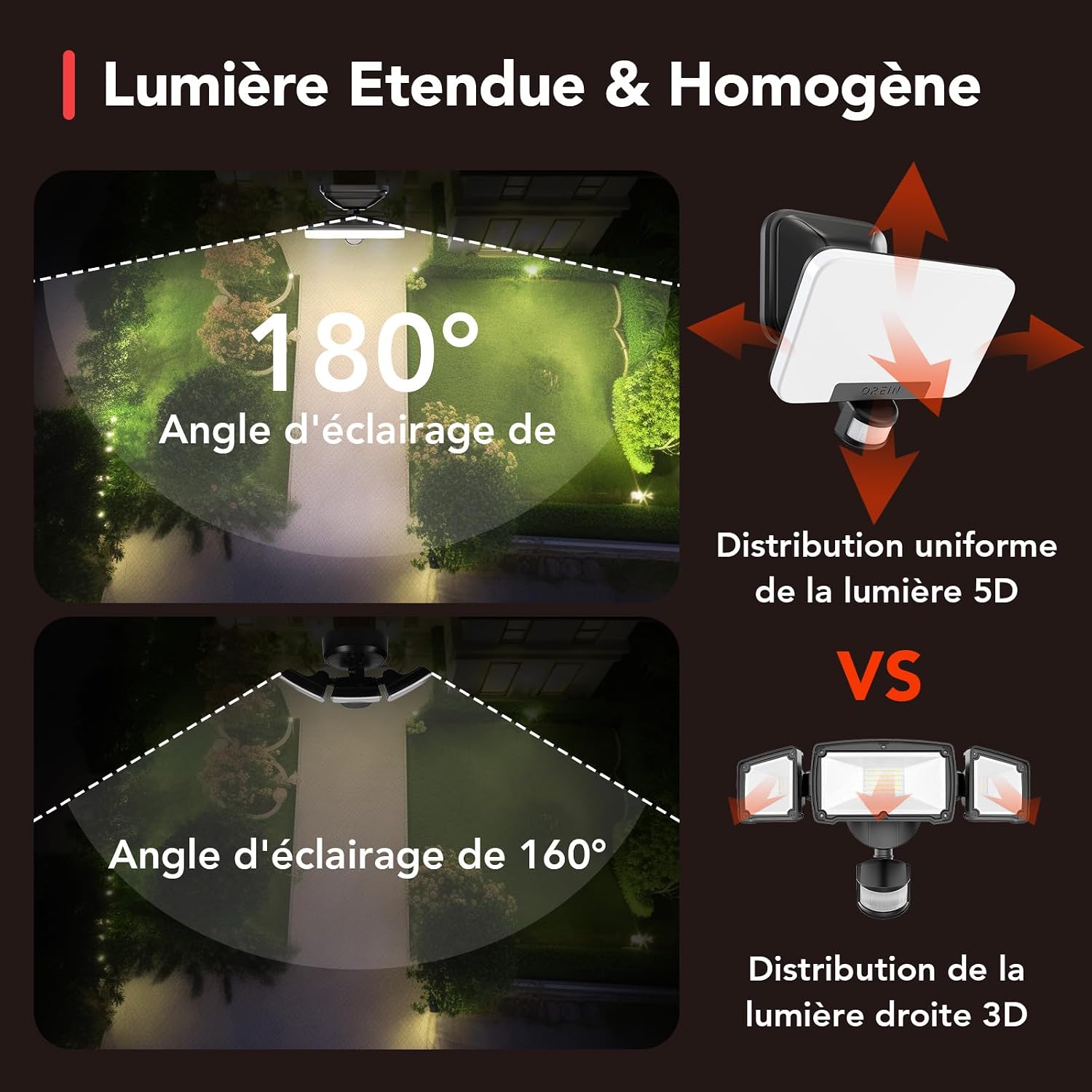 Thumbnail 4 de OREiN Projecteur LED Extérieur 2800LM 24W