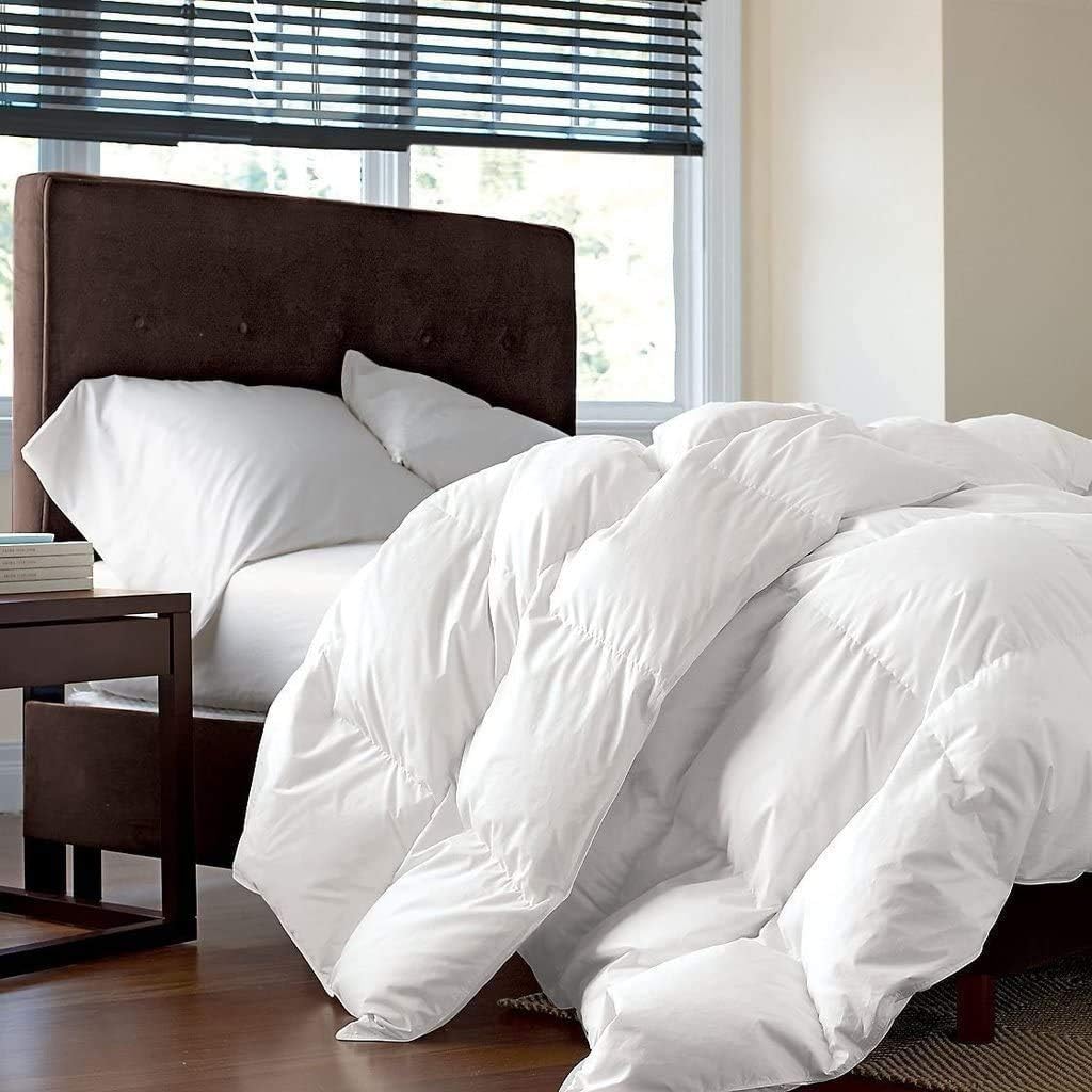 Thumbnail 1 de Luxurious Twin/Twin XL Goose Down Fiber Duvet with Egyptian Cotton Cover and Baffle Box Design